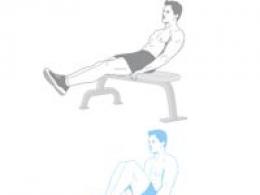 Exercises to develop your abdominal muscles