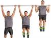 Program to increase the number of pull-ups on the horizontal bar