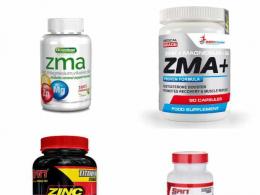 ZMA - sportlik toitumine kehalise aktiivsuse jaoks Zma rakendus