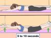 A set of exercises for the back and abs Exercises for the back and abs at home