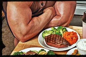 Nutrition for gaining muscle mass in men: a balanced diet