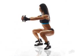 How to squat to pump up the buttocks